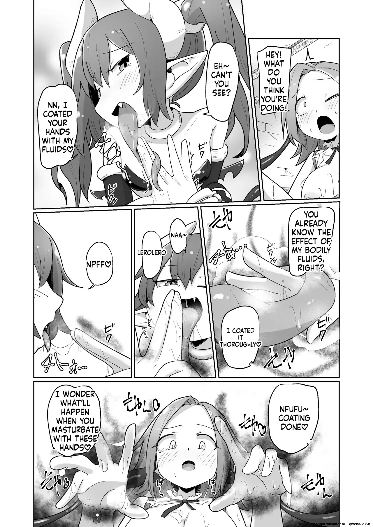 [Echie Kokufuku Aka (Monota)] Haiboku Show Colosseum 1 Kaisenme Tsuyo Tsuyo Majutsushi-chan VS Shintai Kaihatsu ga Tokuina Shou Akuma Succubus-chan (SCANMTL) - Page 46
