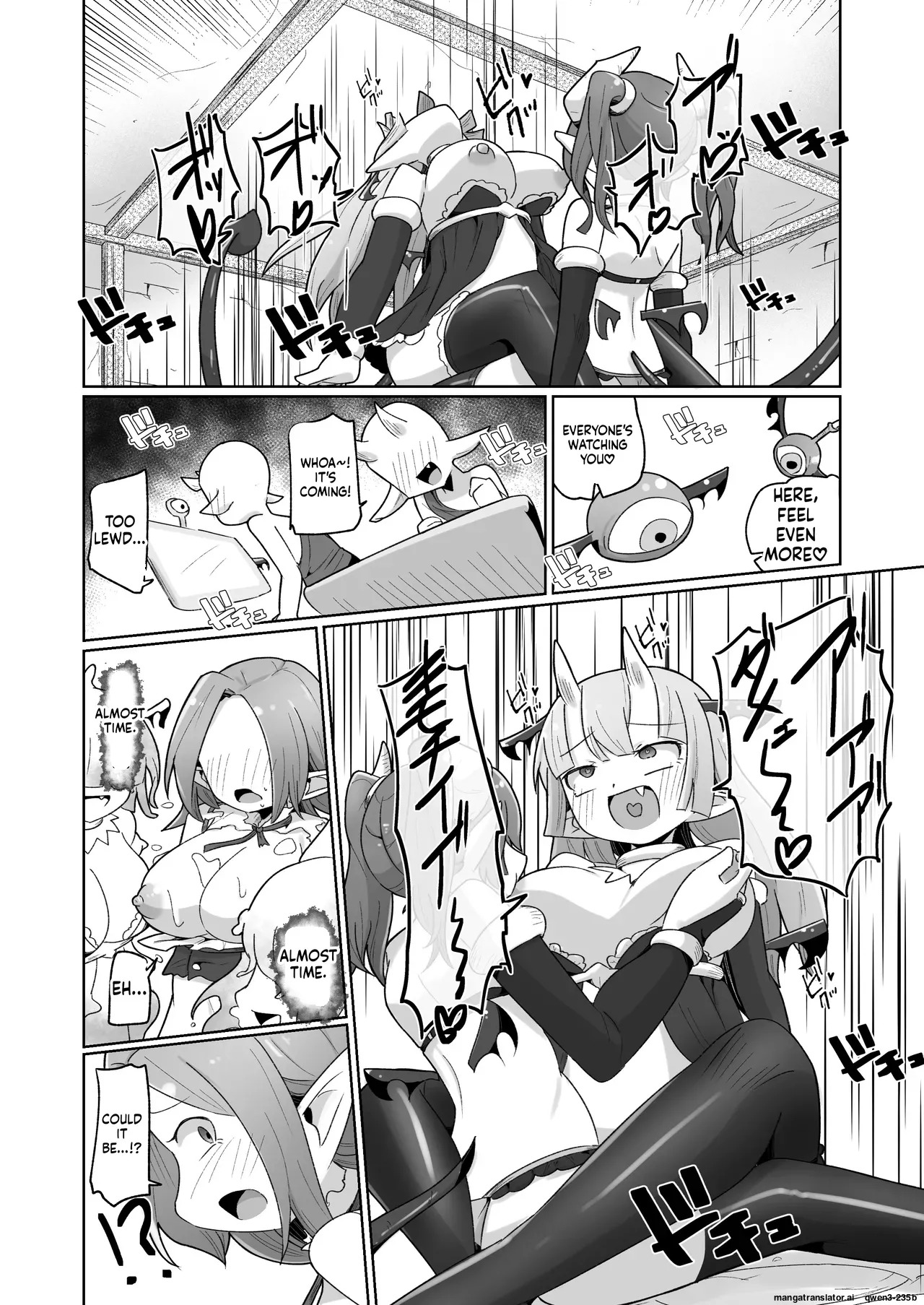 [Echie Kokufuku Aka (Monota)] Haiboku Show Colosseum 1 Kaisenme Tsuyo Tsuyo Majutsushi-chan VS Shintai Kaihatsu ga Tokuina Shou Akuma Succubus-chan (SCANMTL) - Page 54