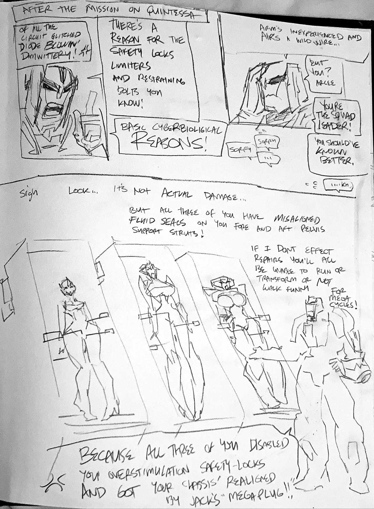 [Fred Perry] Jack X Arcee: "Autobutt Jack" (Transformer) - Page 14