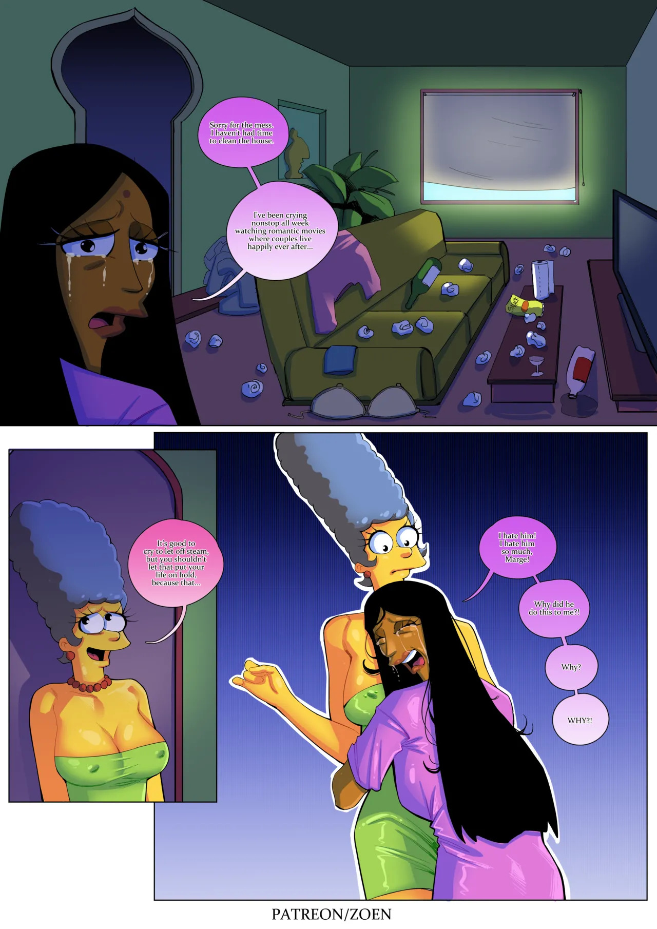The Simpsons "Manjula's Deal" - By:Zoen - Page 10