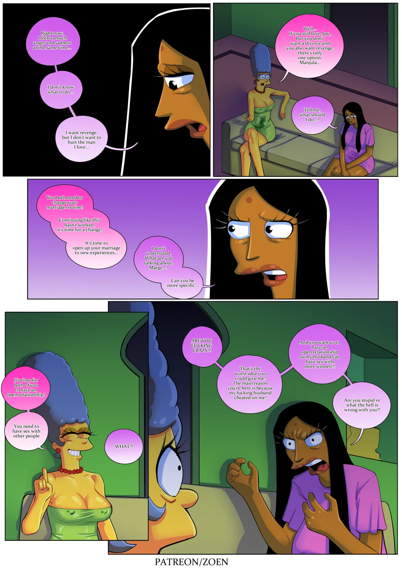The Simpsons "Manjula's Deal" - By:Zoen - Page 12