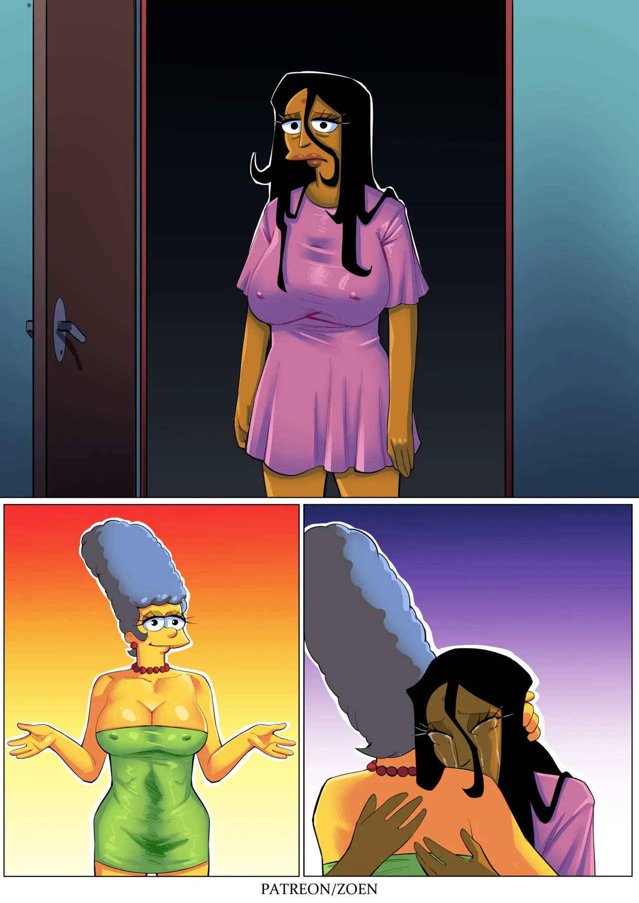 The Simpsons "Manjula's Deal" - By:Zoen - Page 9