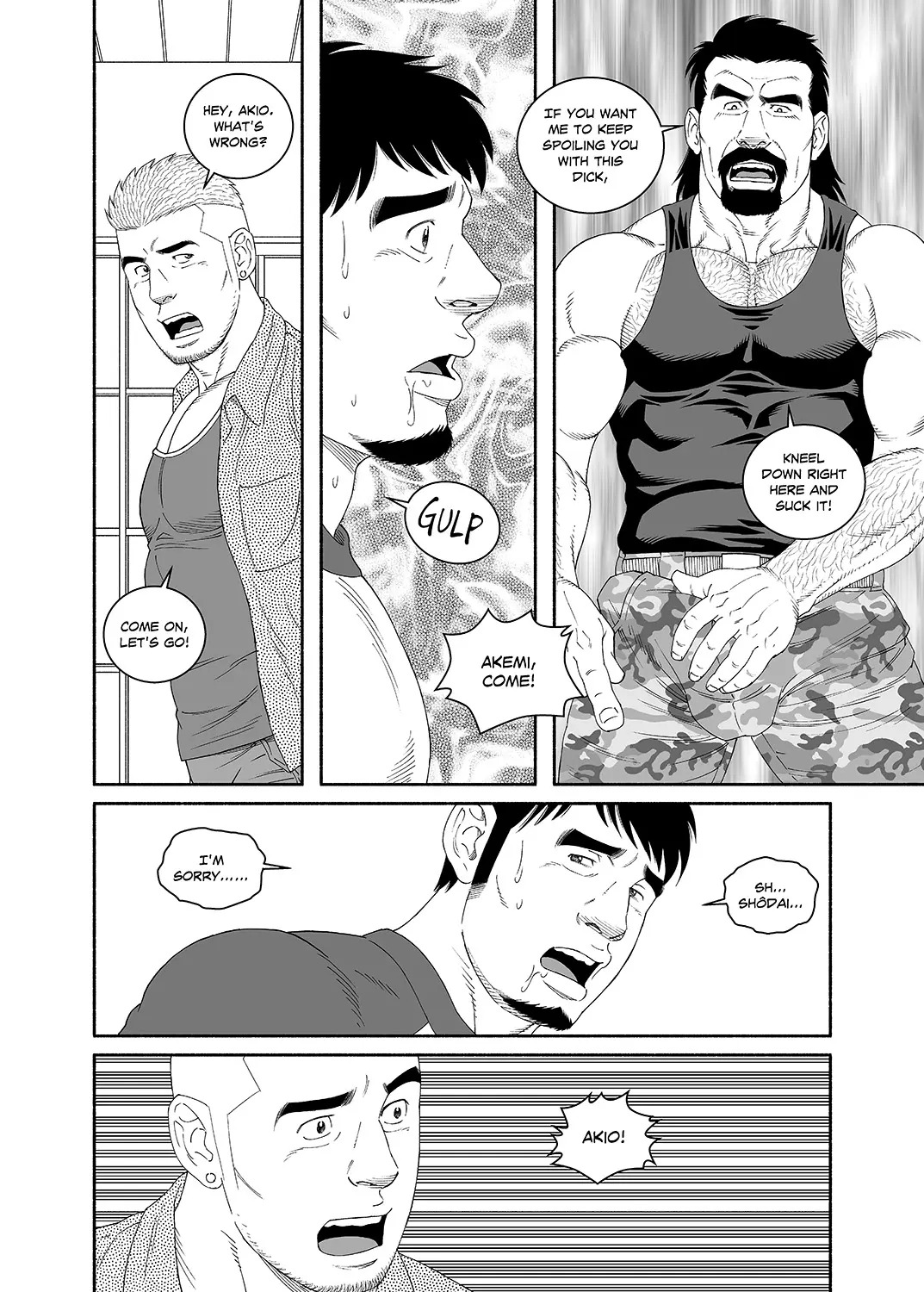 [Tagame Gengoroh] COCKSUCKER I Got Turned into My Best Friend’s Father’s Bitch (Part 1-3) [Eng] - Page 12