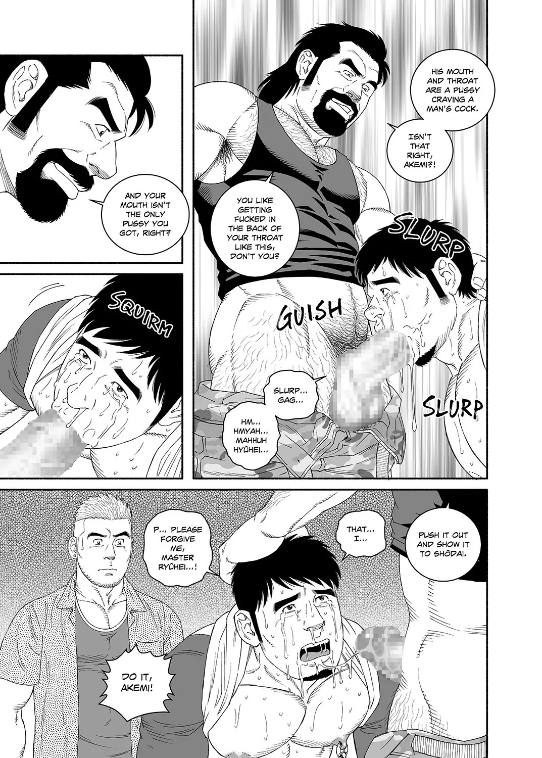 [Tagame Gengoroh] COCKSUCKER I Got Turned into My Best Friend’s Father’s Bitch (Part 1-3) [Eng] - Page 19