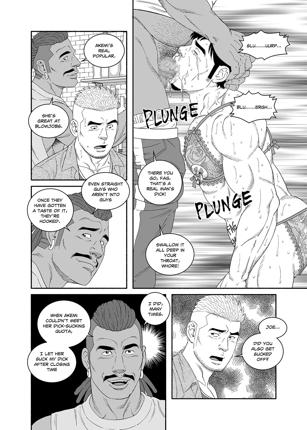 [Tagame Gengoroh] COCKSUCKER I Got Turned into My Best Friend’s Father’s Bitch (Part 1-3) [Eng] - Page 36