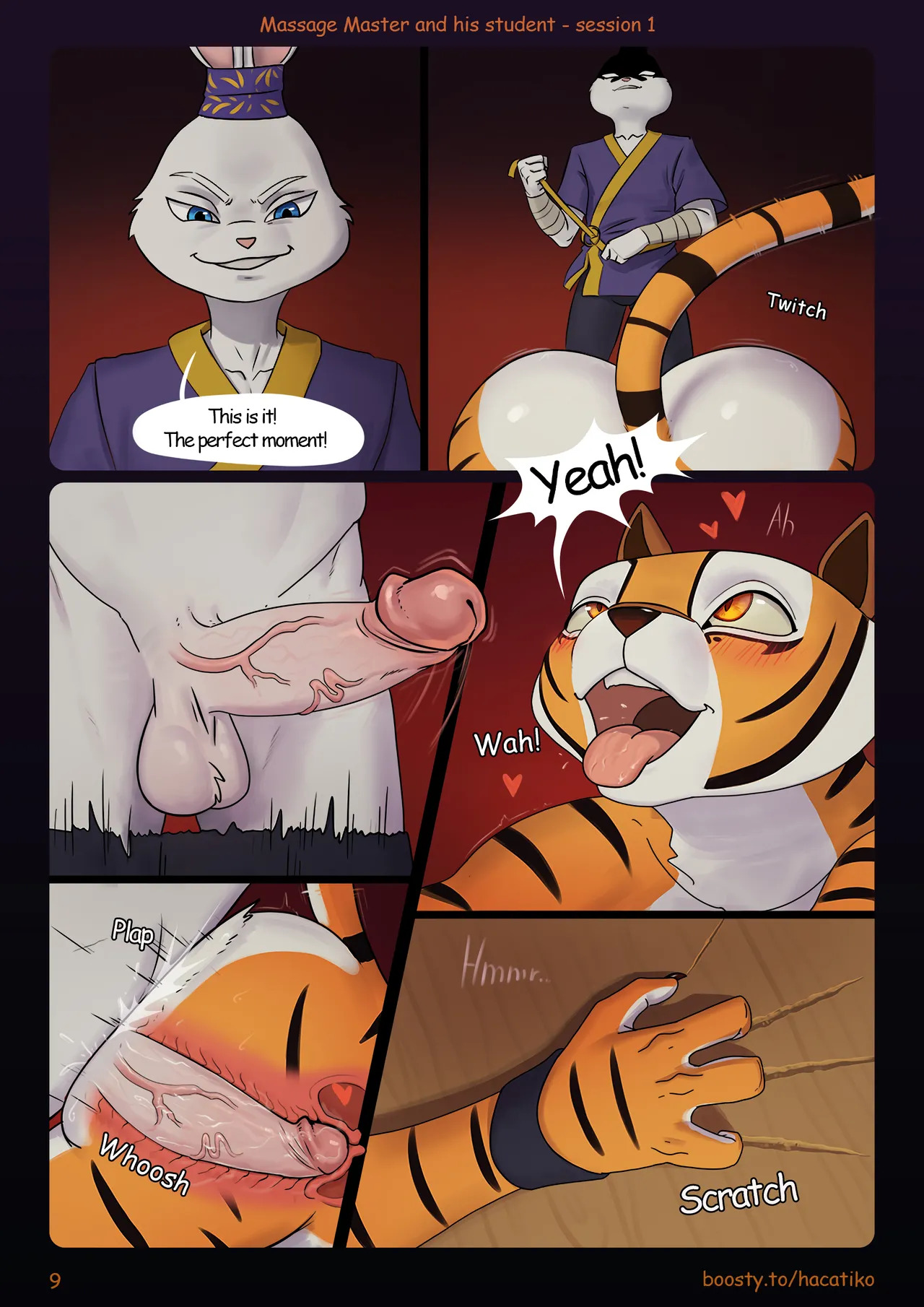 [Hacatiko] Massage master and his student - Session 1 (Kung Fu Panda) - Page 10