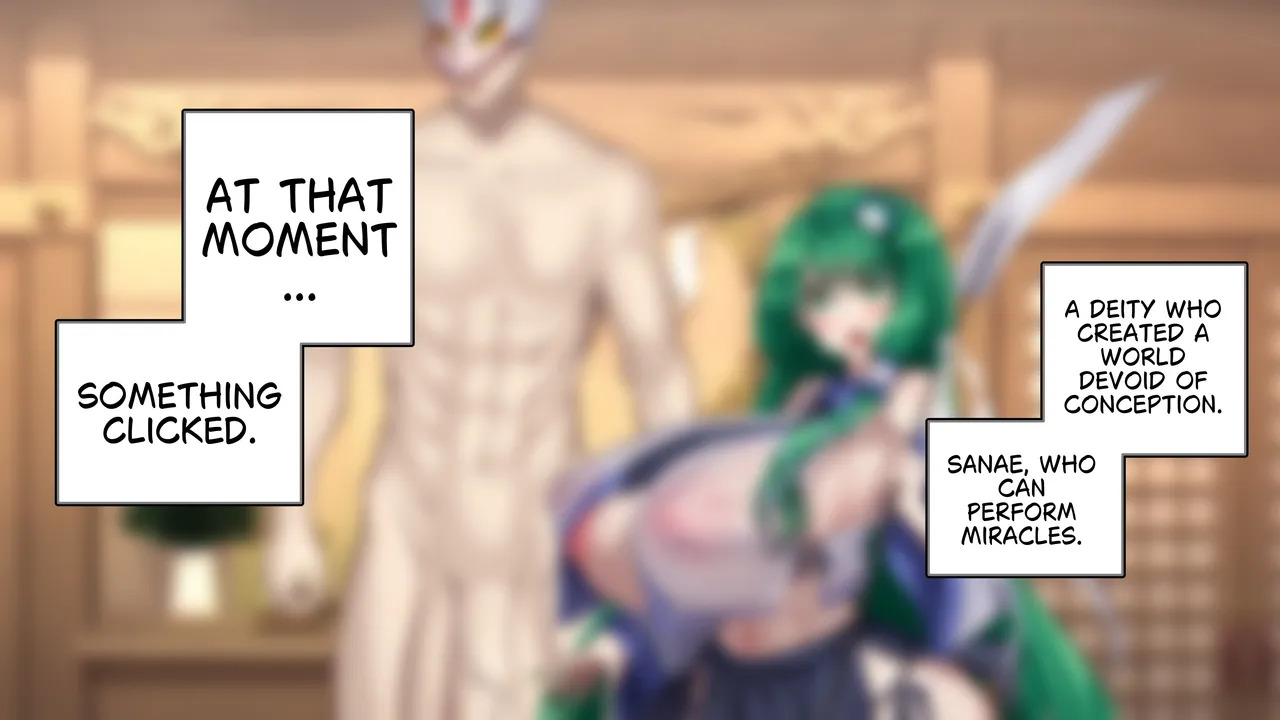 [Kawahagitei] Touhou Youyoumu ~Ihen Kaiketsu wa... Haramu koto!?~ | Sanae Solves the Incident… by Getting Pregnant!? (Touhou Project) [English] - Page 36