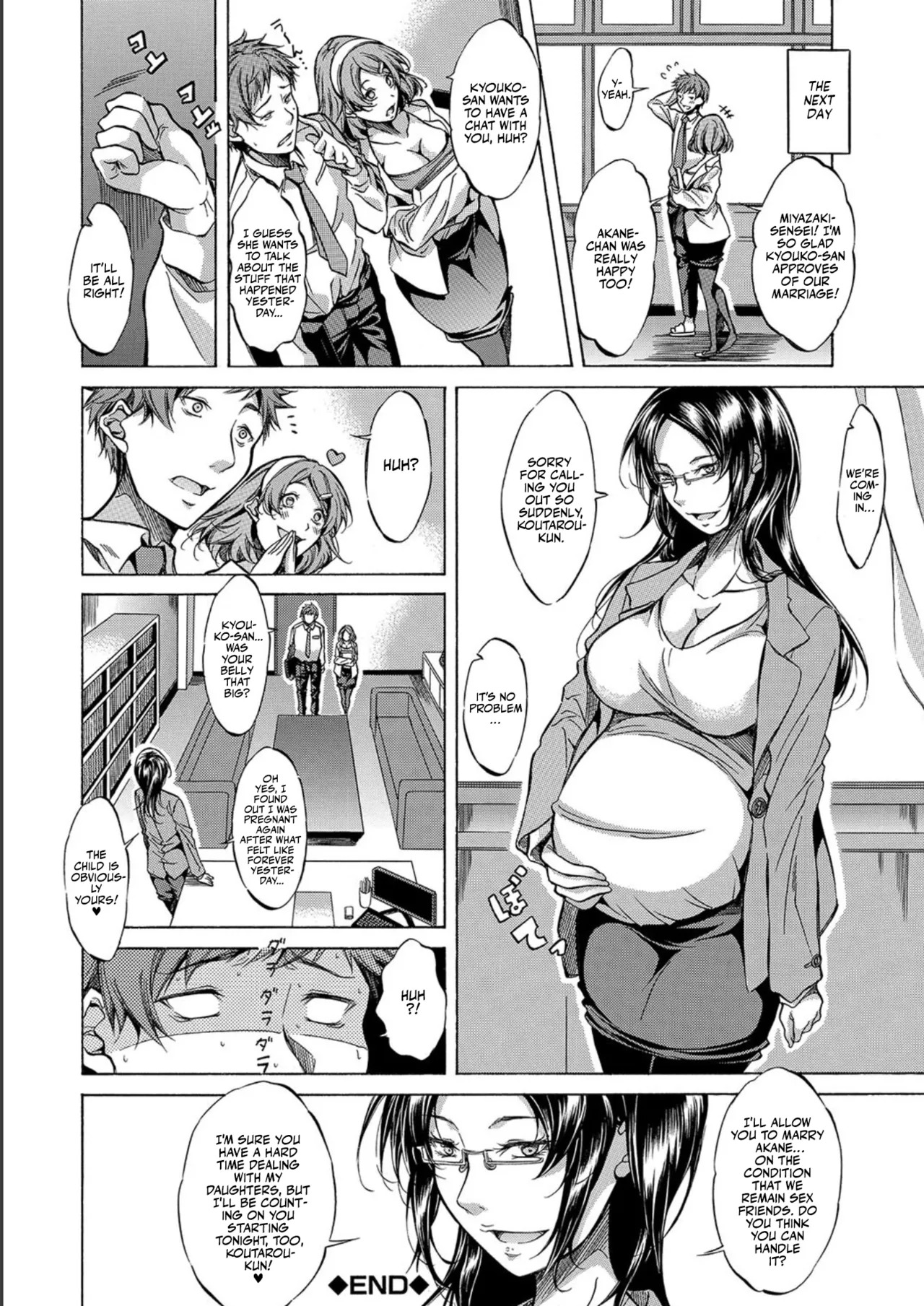 [Onda Fuoku] JK-tachi o Gouhouteki ni Haramase... ta!? | I Somehow Got a Whole Bunch of High Schoolers Pregnant Legally?! [English] [Team Rabu2] [Digital] - Page 166