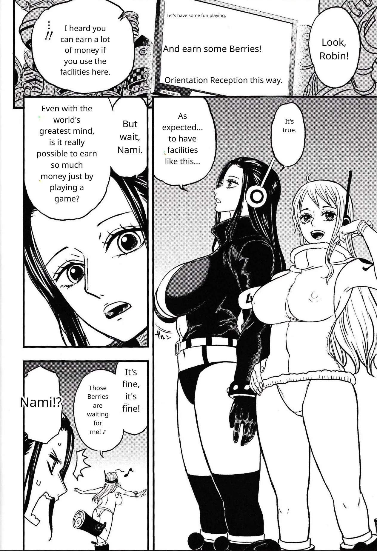 ONE PIECE / Nami & Robin (EGG HEAD HOLE) / Doro Noujou English Translation (AI) - Page 23
