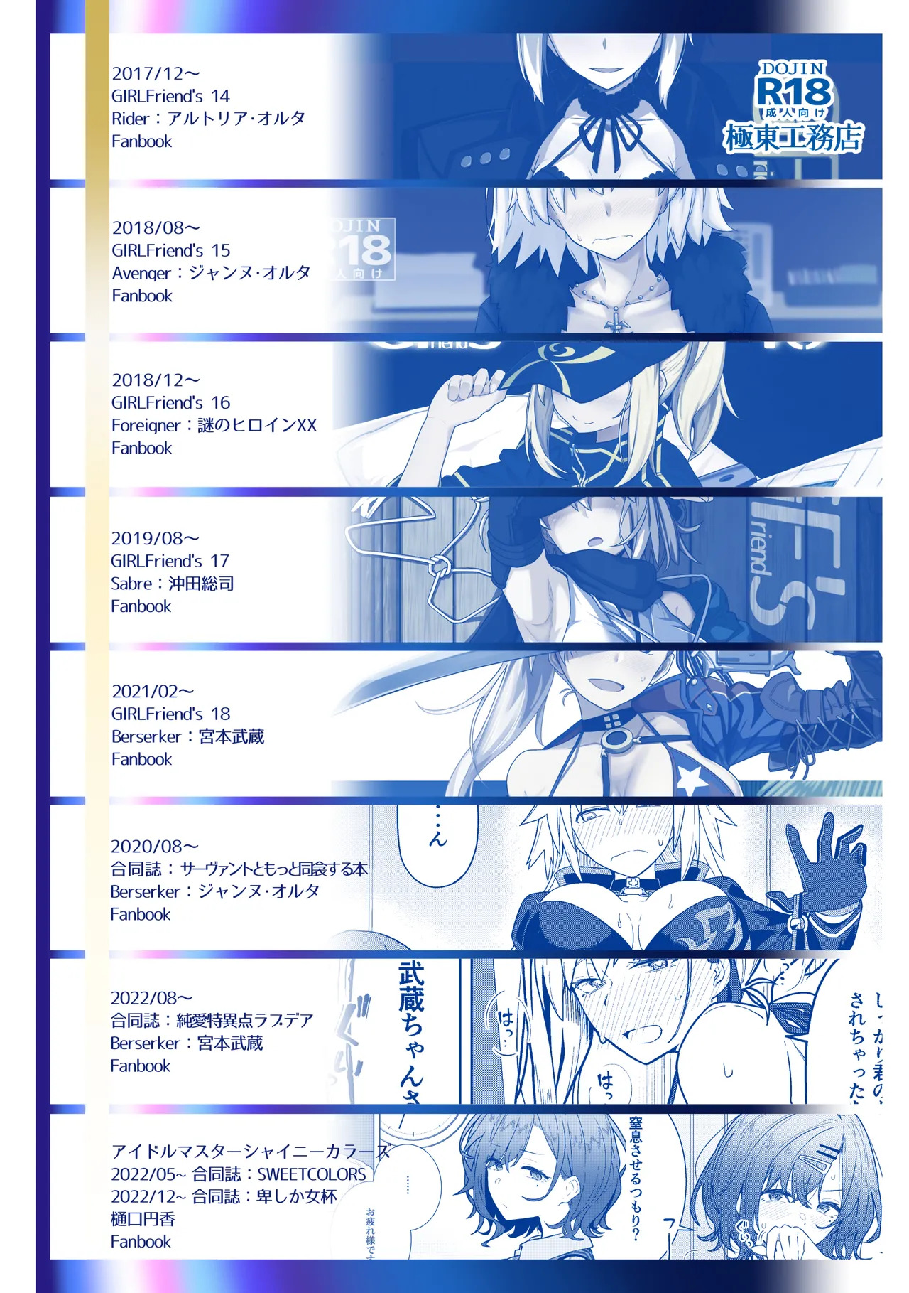 [Kyokutou Koumuten (Kikunosukemaru)] GIRLFriend's Soushuuhen III FGO+ (Fate/Grand Order, THE iDOLM@STER: Shiny Colors) [Digital] - Page 148