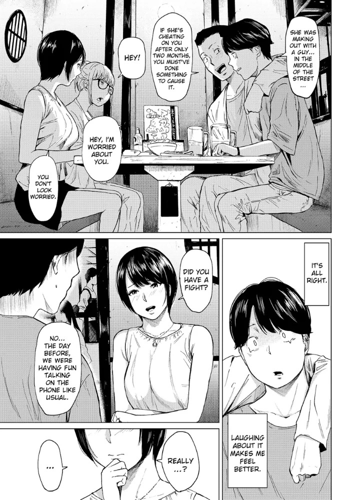 [Urasujibeya (Urasuji Samurai)] Uwaki to honki | Faithful and Unfaithful [English] [Decensored] [Digital] - Page 6