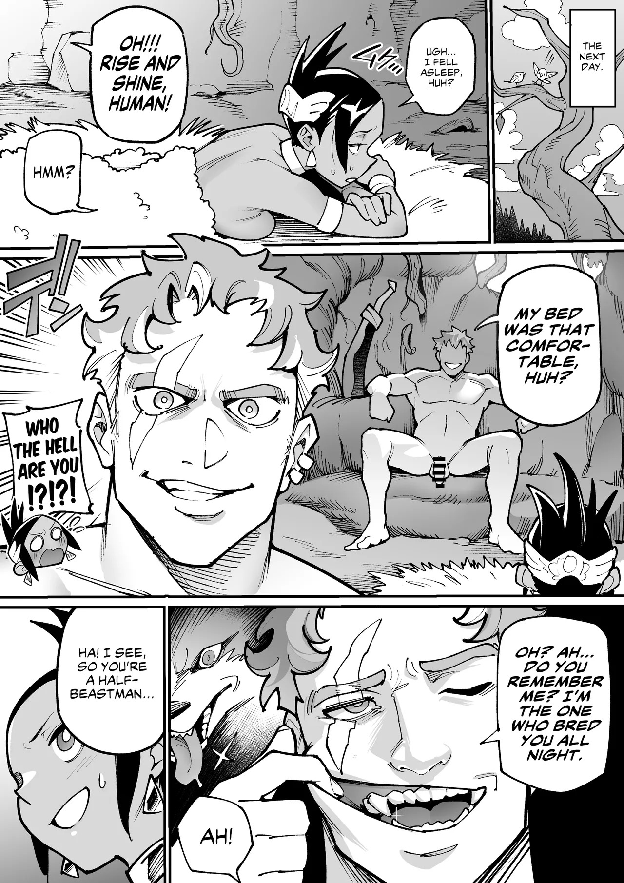 [Ame no Machi] Beastman x Female Warrior NTR [Ongoing] - Page 15
