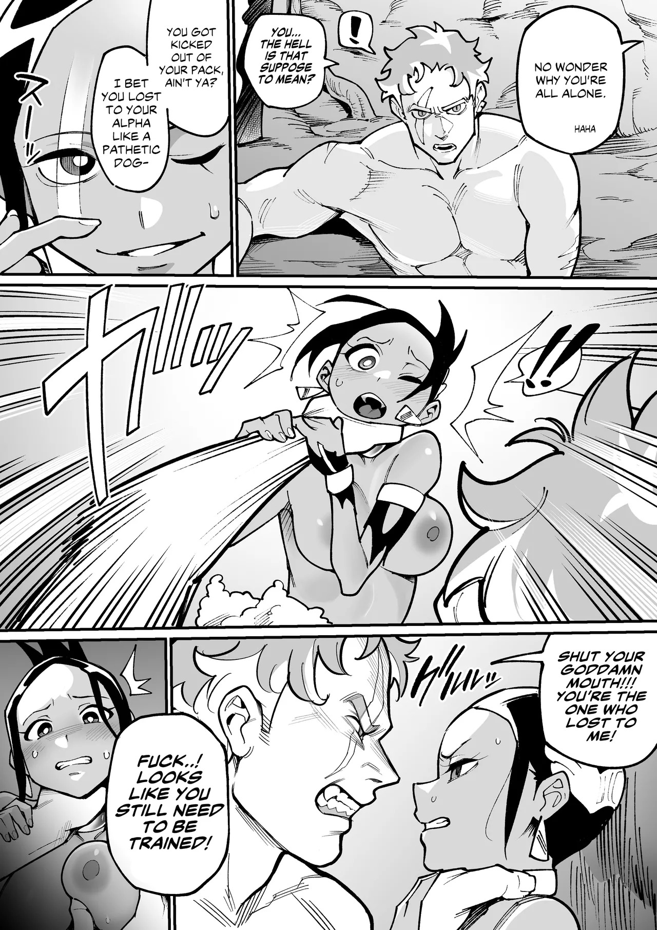 [Ame no Machi] Beastman x Female Warrior NTR [Ongoing] - Page 16