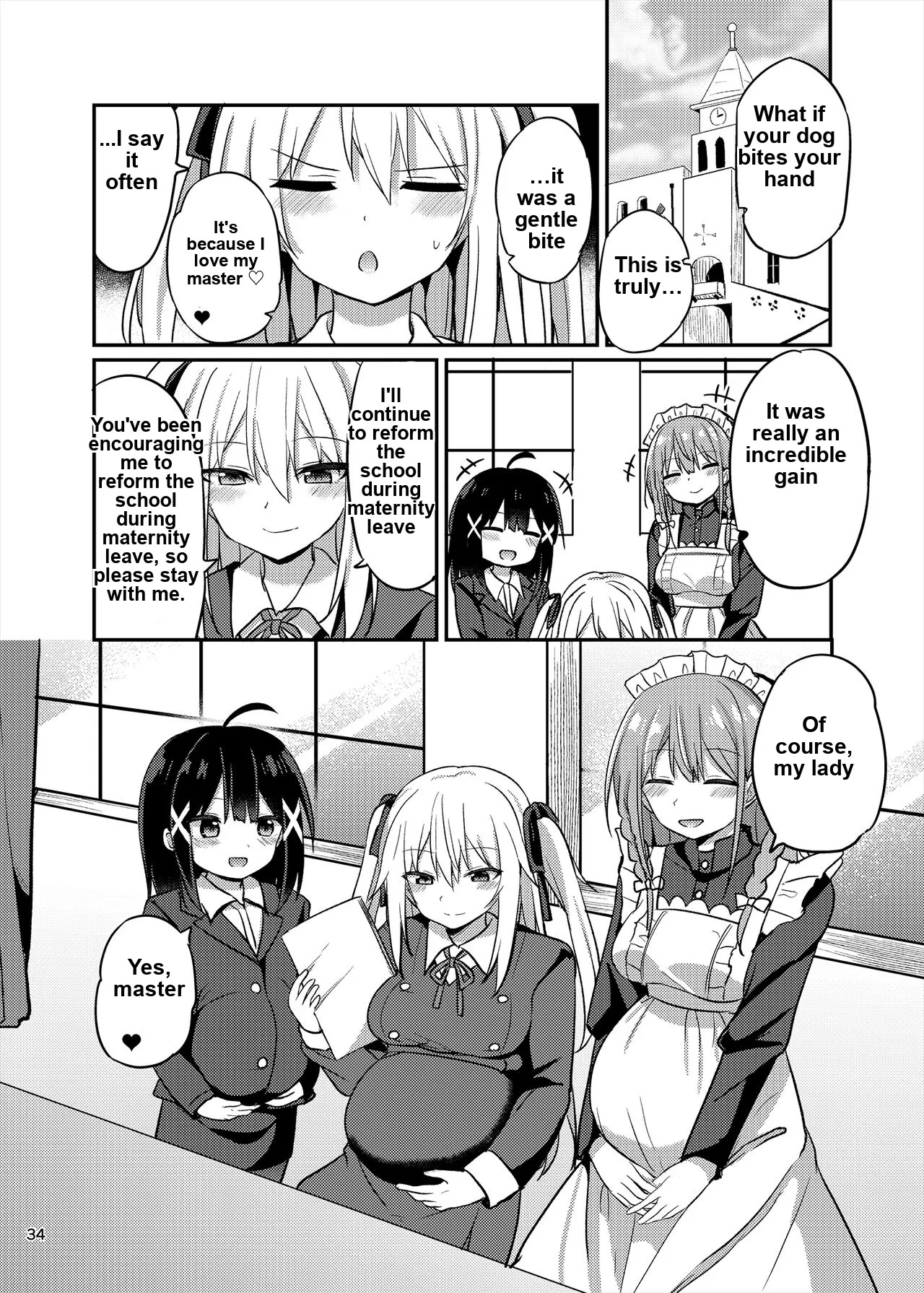 Ojou-sama Gakkou ni Onna Kyoushi toshite Funin Shita Ore to Futanari Ojou-sama 3 - Page 34