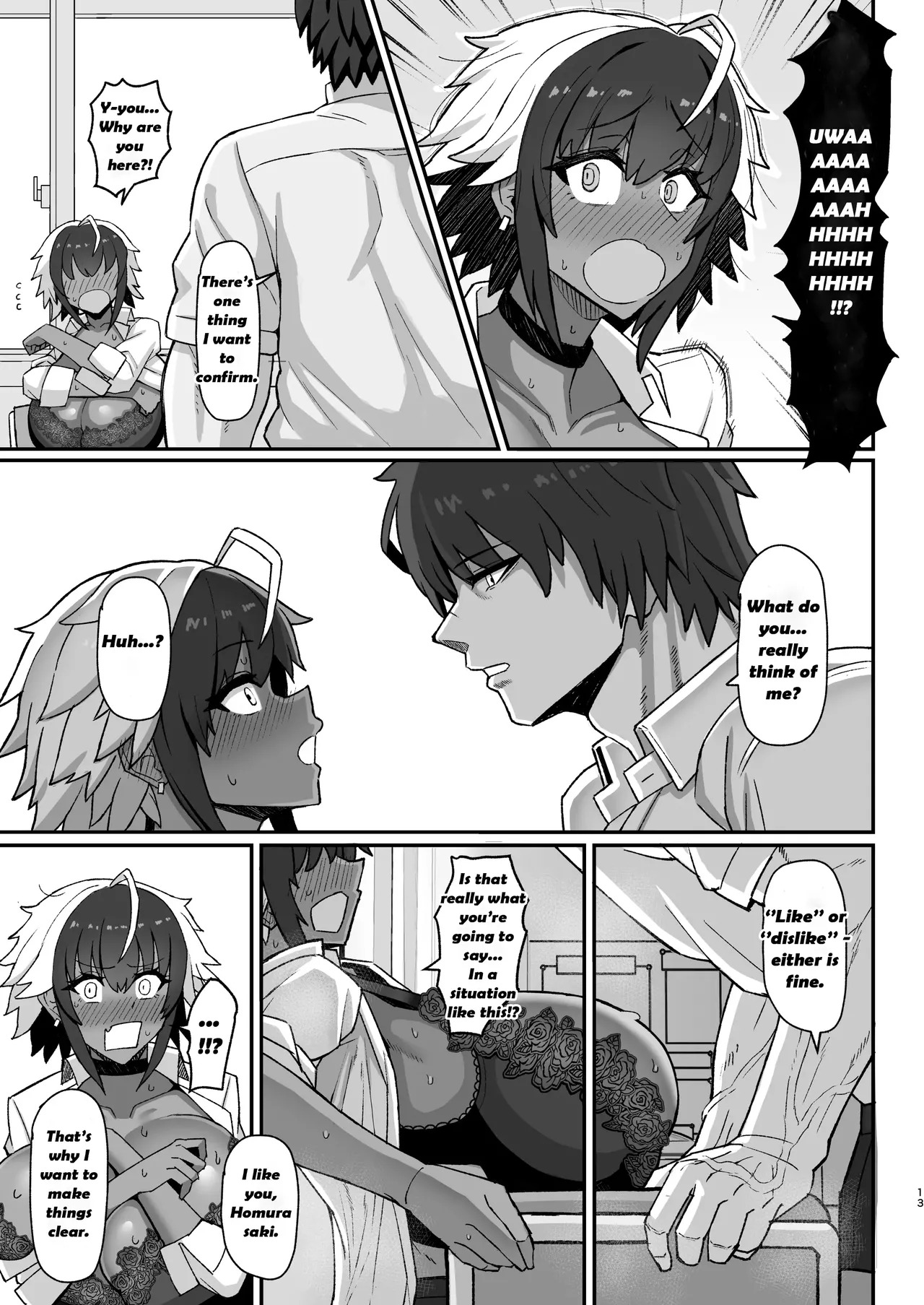 Maki-chan vs Kurokawa-kun - Does the Tanned, Big-Breasted, Boyish Succubus Dream of Being a Cum-Whore? - Page 12
