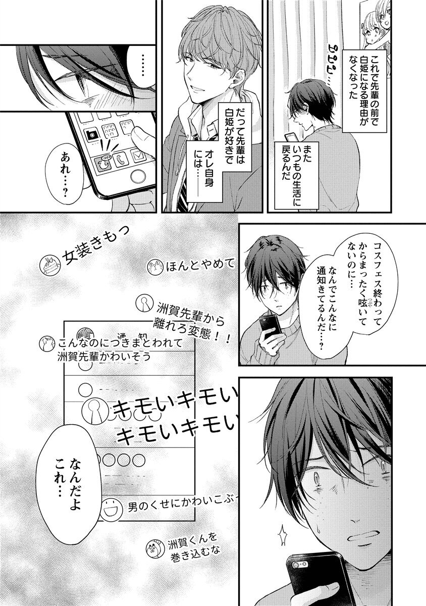 [Nomiya tomo ka] «hihō» josō danshi dakedo ikemen no senpai ni onnanoko ni saremashita - Page 58