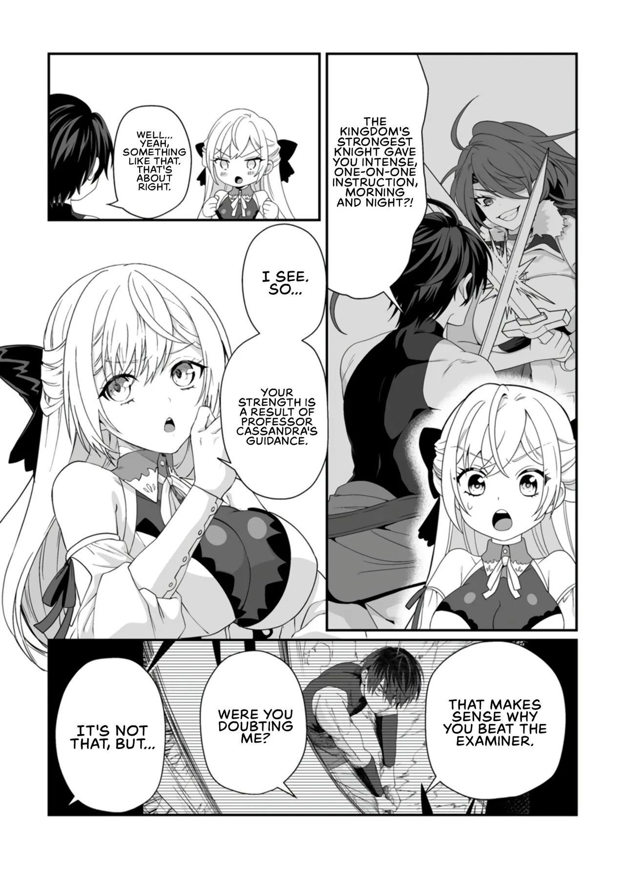 [Tomobashi Kametsu, Kurenai no Nita Mame] I, the Only Male Knight in a Chastity-Reversed World, Entered the Female Knight Academy and Was Treated as a Hero for Some Reason ~ Unrivaled in the Harem with My Unequaled Skills ~ Volume 1 [KappaBeast] [English] - Page 114