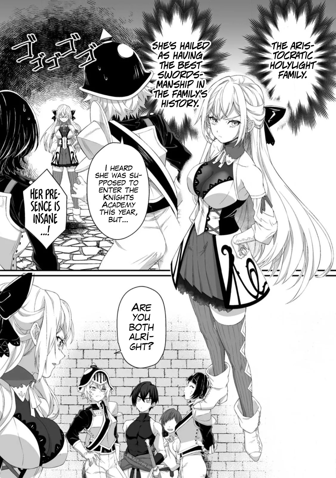 [Tomobashi Kametsu, Kurenai no Nita Mame] I, the Only Male Knight in a Chastity-Reversed World, Entered the Female Knight Academy and Was Treated as a Hero for Some Reason ~ Unrivaled in the Harem with My Unequaled Skills ~ Volume 1 [KappaBeast] [English] - Page 43