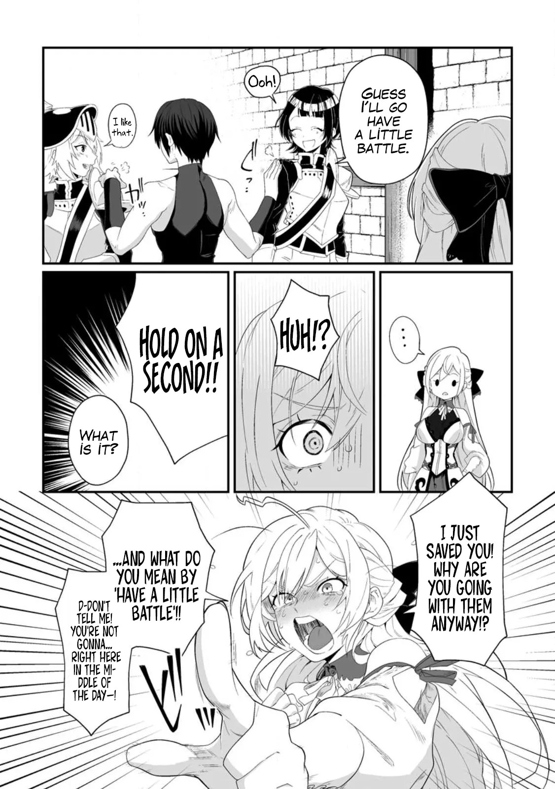 [Tomobashi Kametsu, Kurenai no Nita Mame] I, the Only Male Knight in a Chastity-Reversed World, Entered the Female Knight Academy and Was Treated as a Hero for Some Reason ~ Unrivaled in the Harem with My Unequaled Skills ~ Volume 1 [KappaBeast] [English] - Page 46