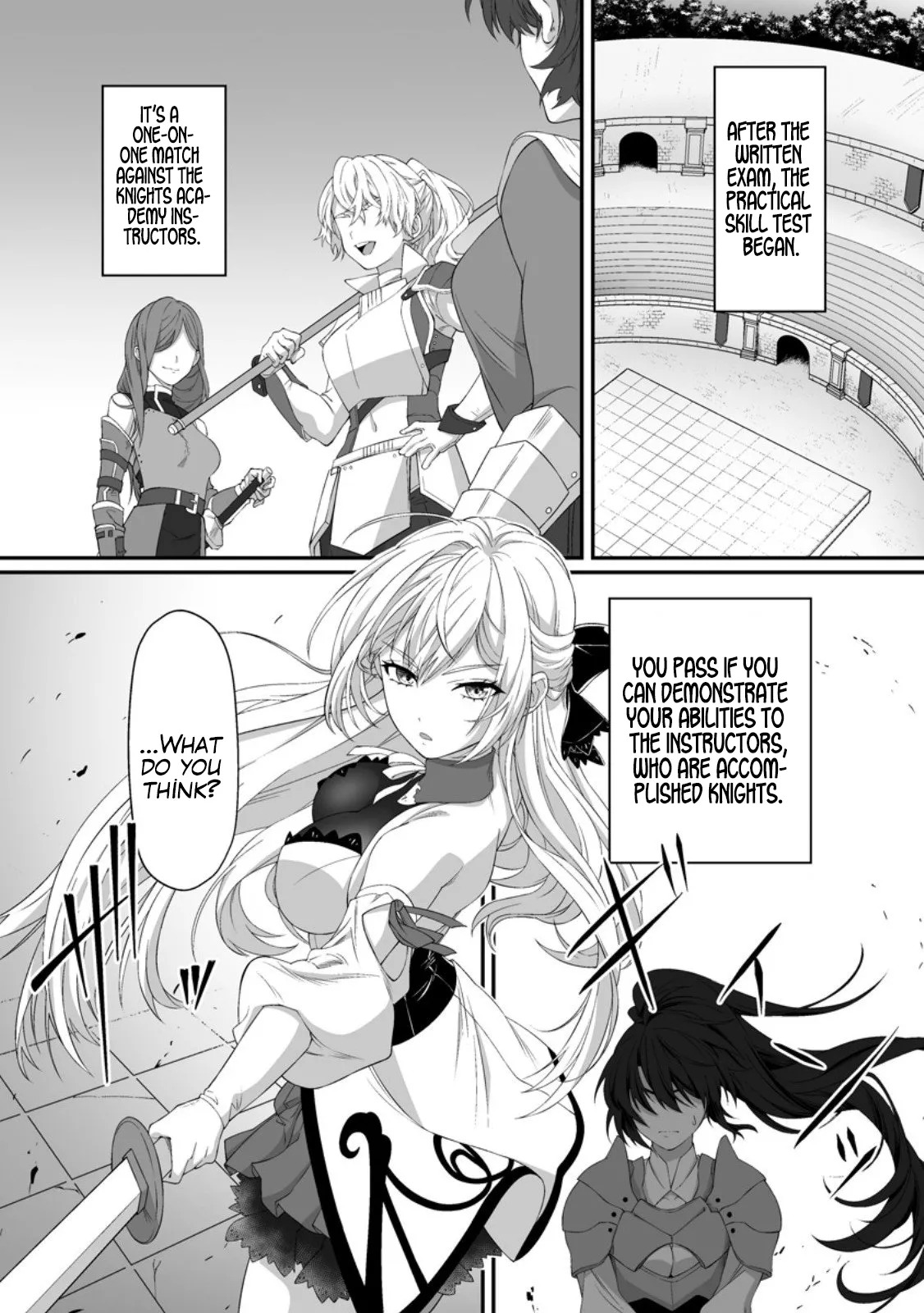 [Tomobashi Kametsu, Kurenai no Nita Mame] I, the Only Male Knight in a Chastity-Reversed World, Entered the Female Knight Academy and Was Treated as a Hero for Some Reason ~ Unrivaled in the Harem with My Unequaled Skills ~ Volume 1 [KappaBeast] [English] - Page 54