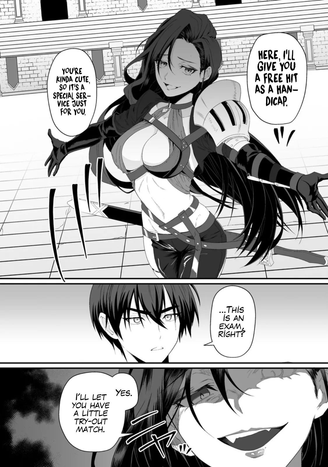 [Tomobashi Kametsu, Kurenai no Nita Mame] I, the Only Male Knight in a Chastity-Reversed World, Entered the Female Knight Academy and Was Treated as a Hero for Some Reason ~ Unrivaled in the Harem with My Unequaled Skills ~ Volume 1 [KappaBeast] [English] - Page 58