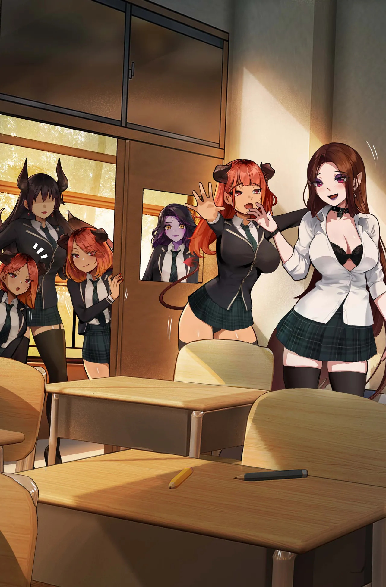 [Maid4Fun] Monstrous Academy [English] [Decensored] - Page 224