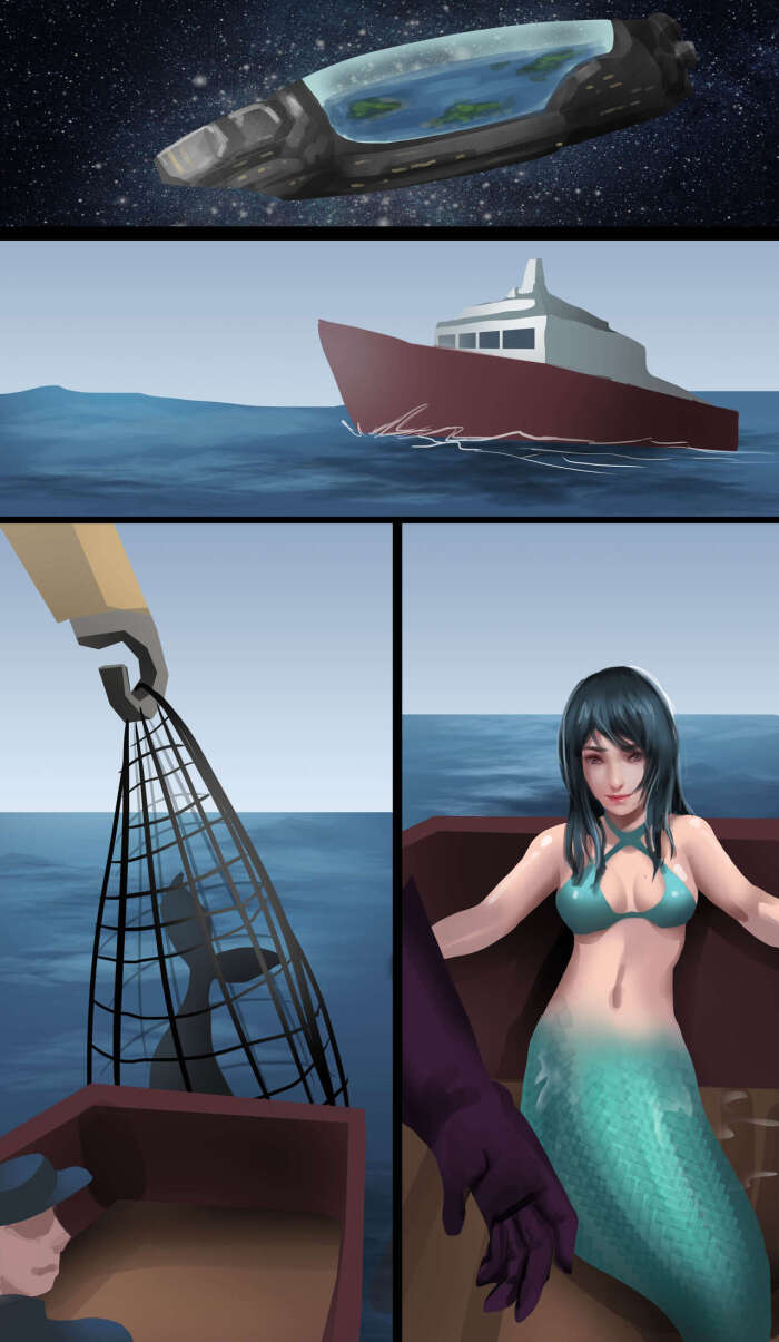 latex mermaid bondage win4699] Latex Mermaid - HentaiVox