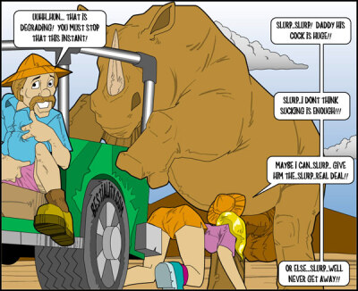 Reno Rhiannon and the Rhino - HentaiVox.